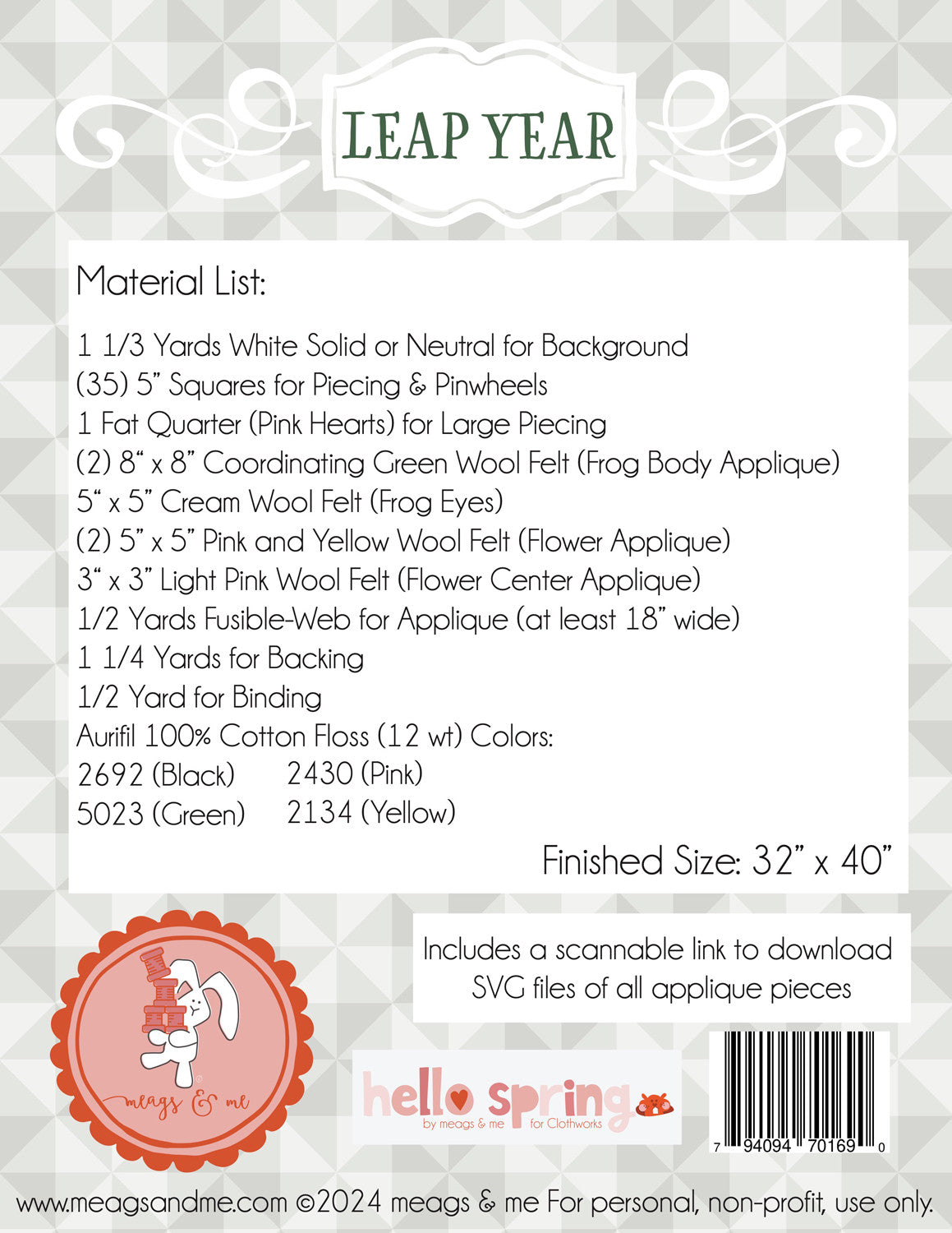 Leap Year # MAMP190 - Special Order