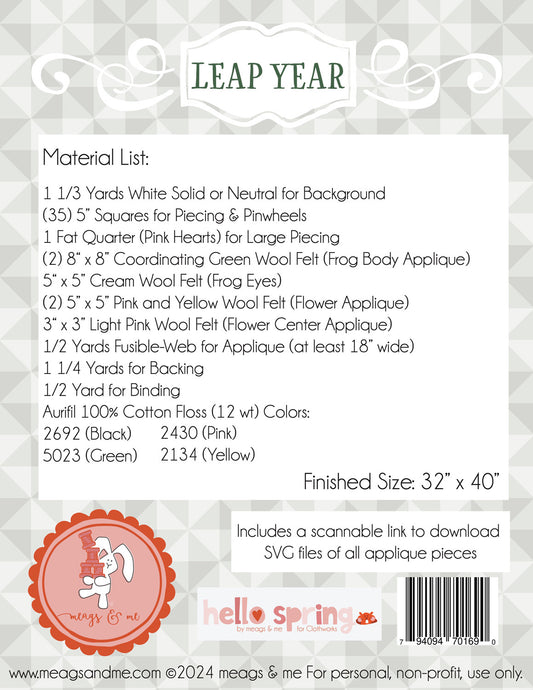Leap Year # MAMP190 - Special Order
