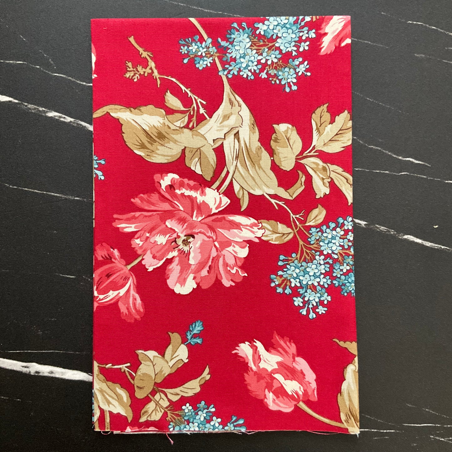 Lighthouse by Laundry Basket Quilts - Front Porch Bouquet Red Roof A1472-R