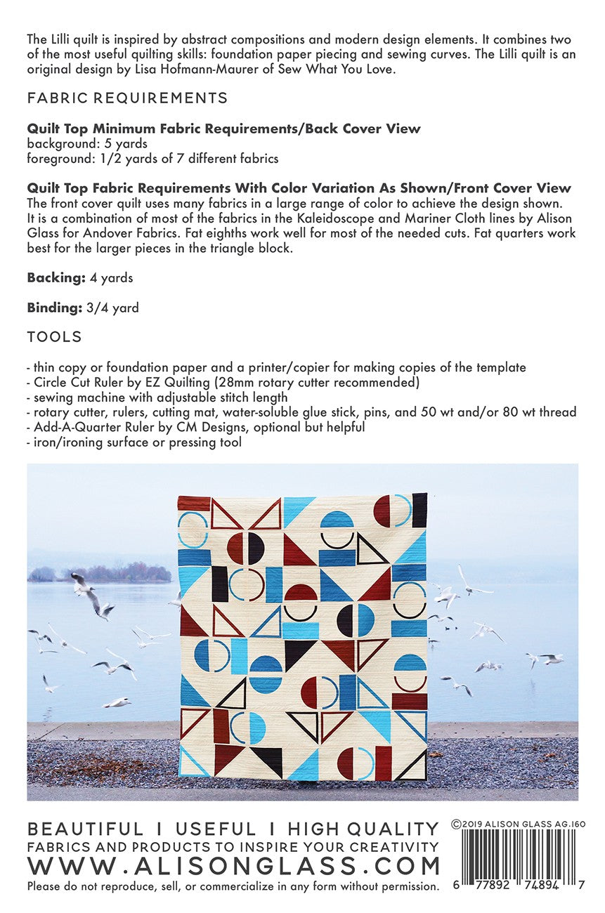 Lilli FPP Quilt Pattern by Alison Glass