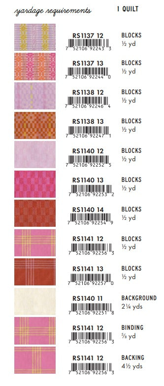 LoFi Loom Wovens by Rashida Coleman-Hale : Adelaide's Cabin Quilt Kit