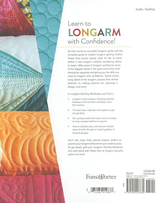 Longarm Quilting Workbook # R4137FW - Special Order