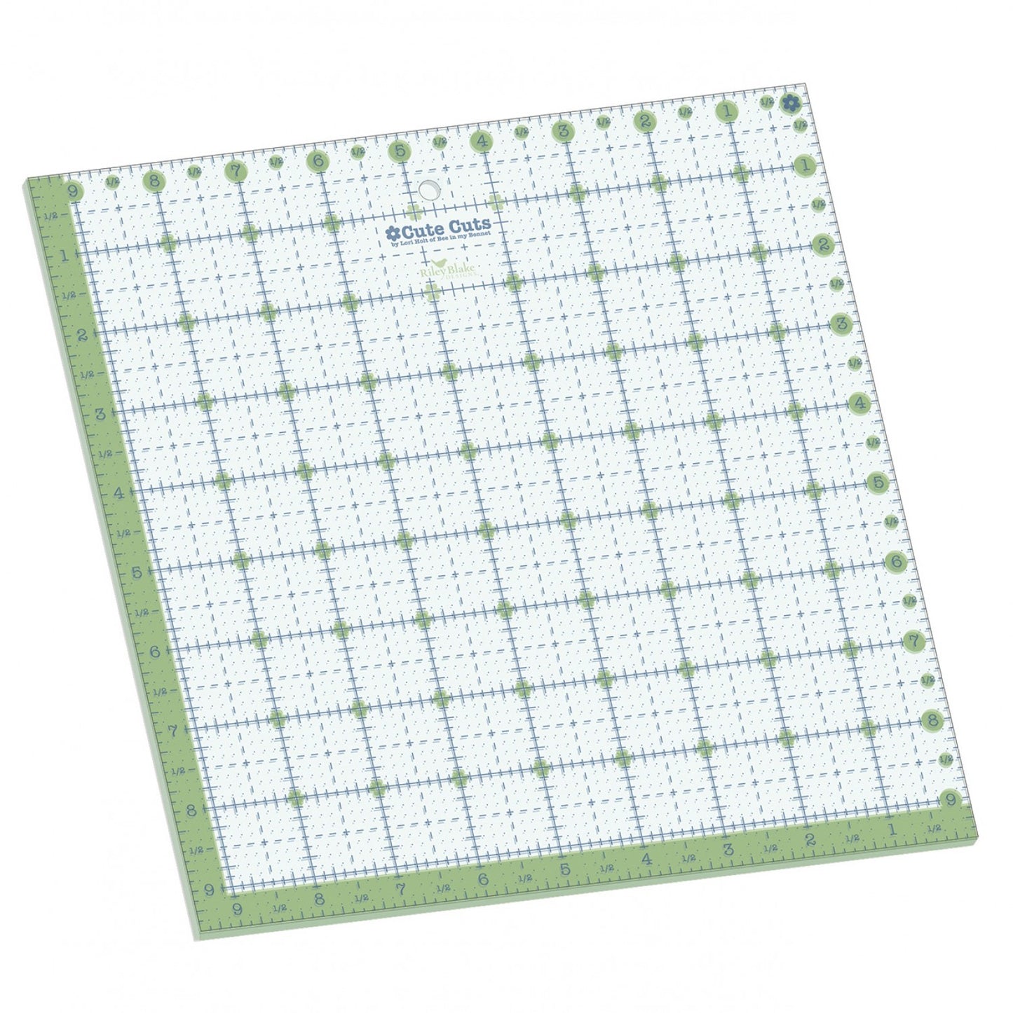 Lori Holt Cute Cuts Ruler 9-1/2in Square # STCC-34020 - Special Order