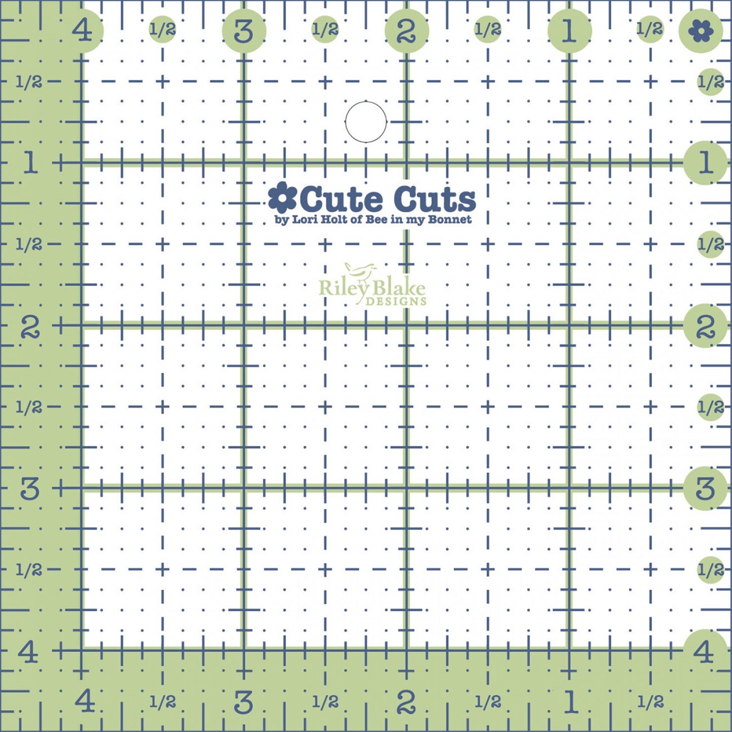 Lori Holt Cute Cuts™ Ruler Square 4-1/2in x 4-1/2in # STCC-5536 - Special Order