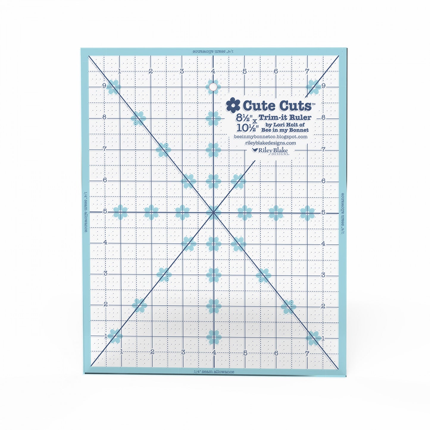 Lori Holt Cute Cuts™ Trim-it™ Ruler 8-1/2in x 10-1/2in # STTI-42331 (Arrival Date - July 2025) - Special Order