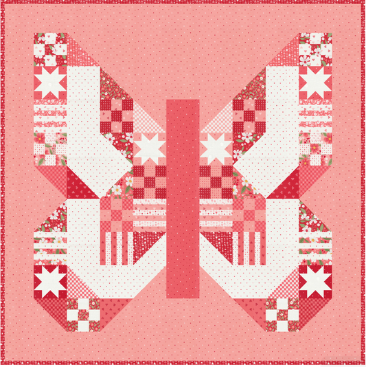 Love Blooms by Lella Boutique : Butterfly Patch Quilt Kit