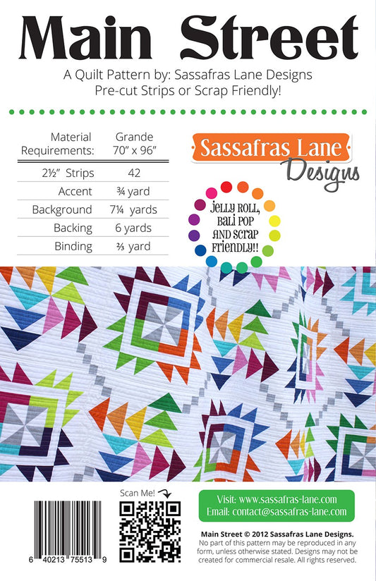 Main Street Quilt Pattern by Sassafras Lane - Special Order
