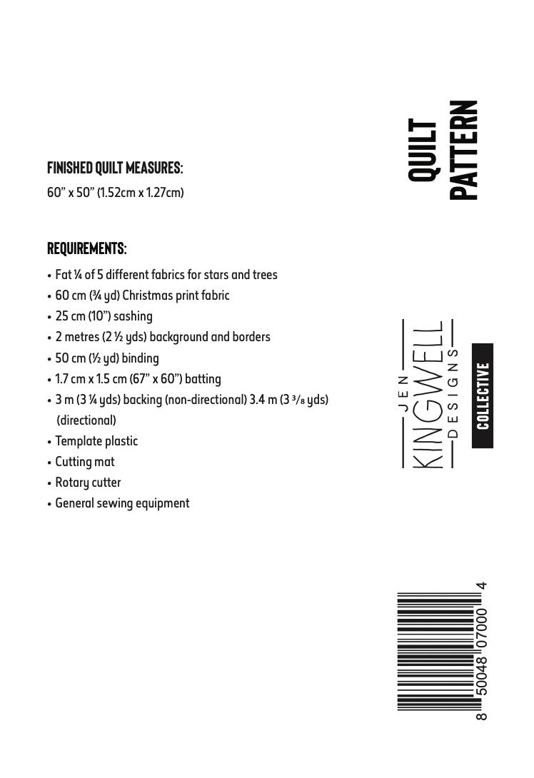 Make Merry Christmas Quilt Pattern by Jen Kingwell Designs