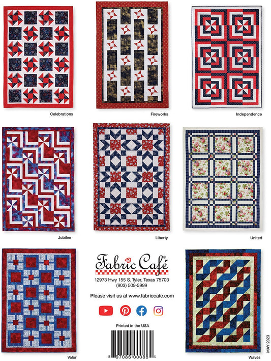 Make it Patriotic With 3-Yard Quilts by Fabric Cafe