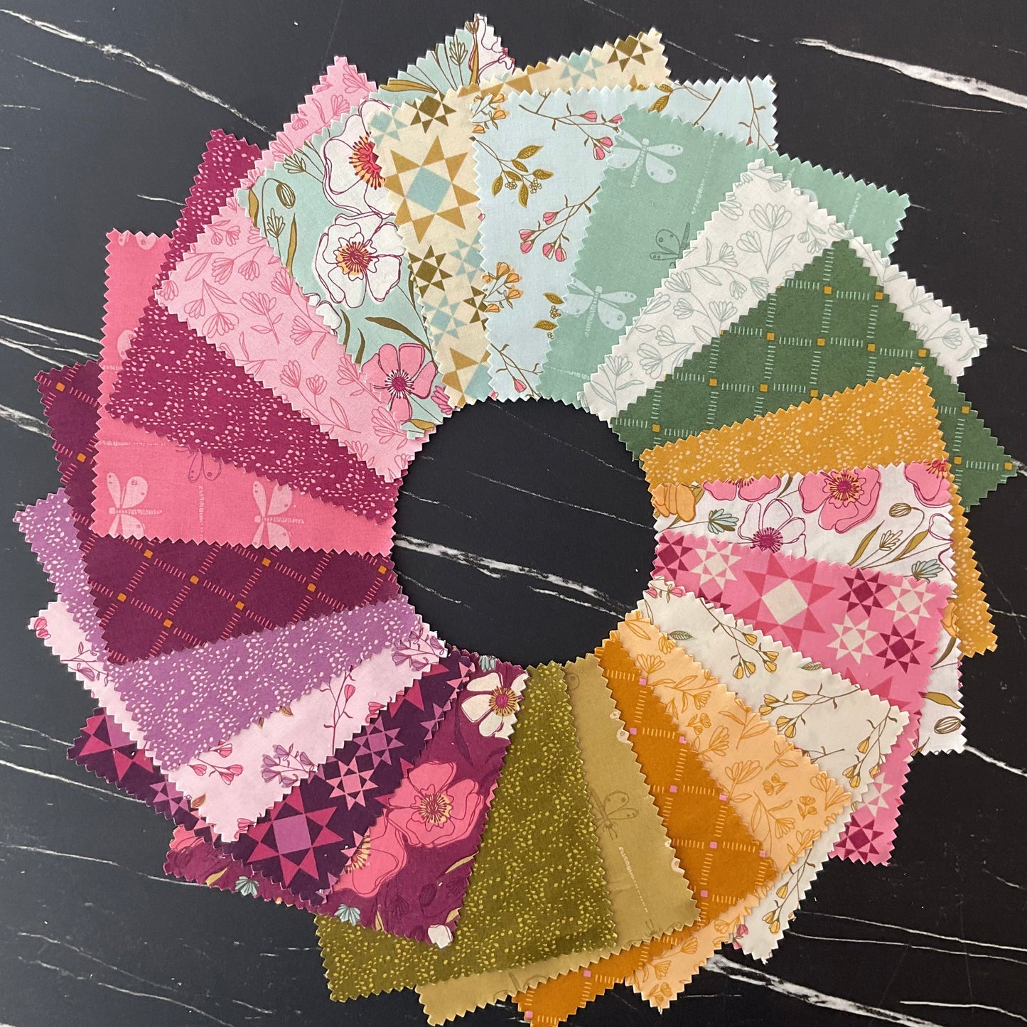 Meadow Walk by Alexandra Bordallo - Charm Pack