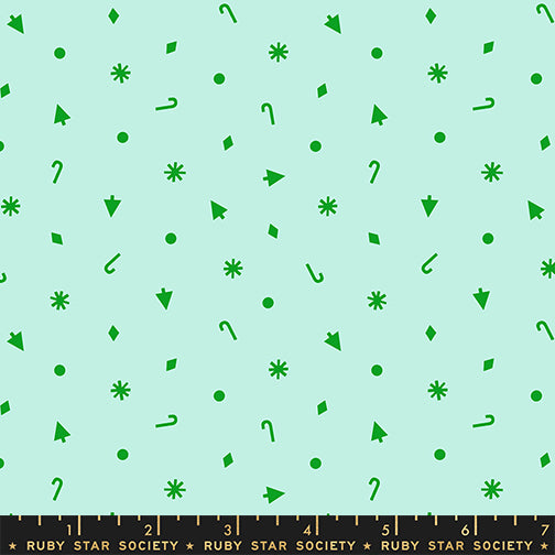 Merry Happy by Kimberly Kight : Christmas Confetti Mint RS3103 18