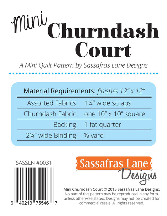 Mini Churndash Court # SASSLN0031- Special Order