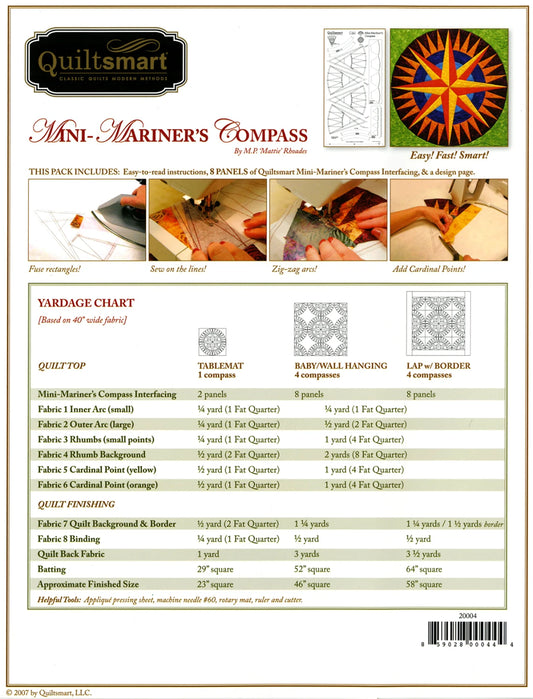 Mini Mariner's Compass Classic Pack by QuiltSmart