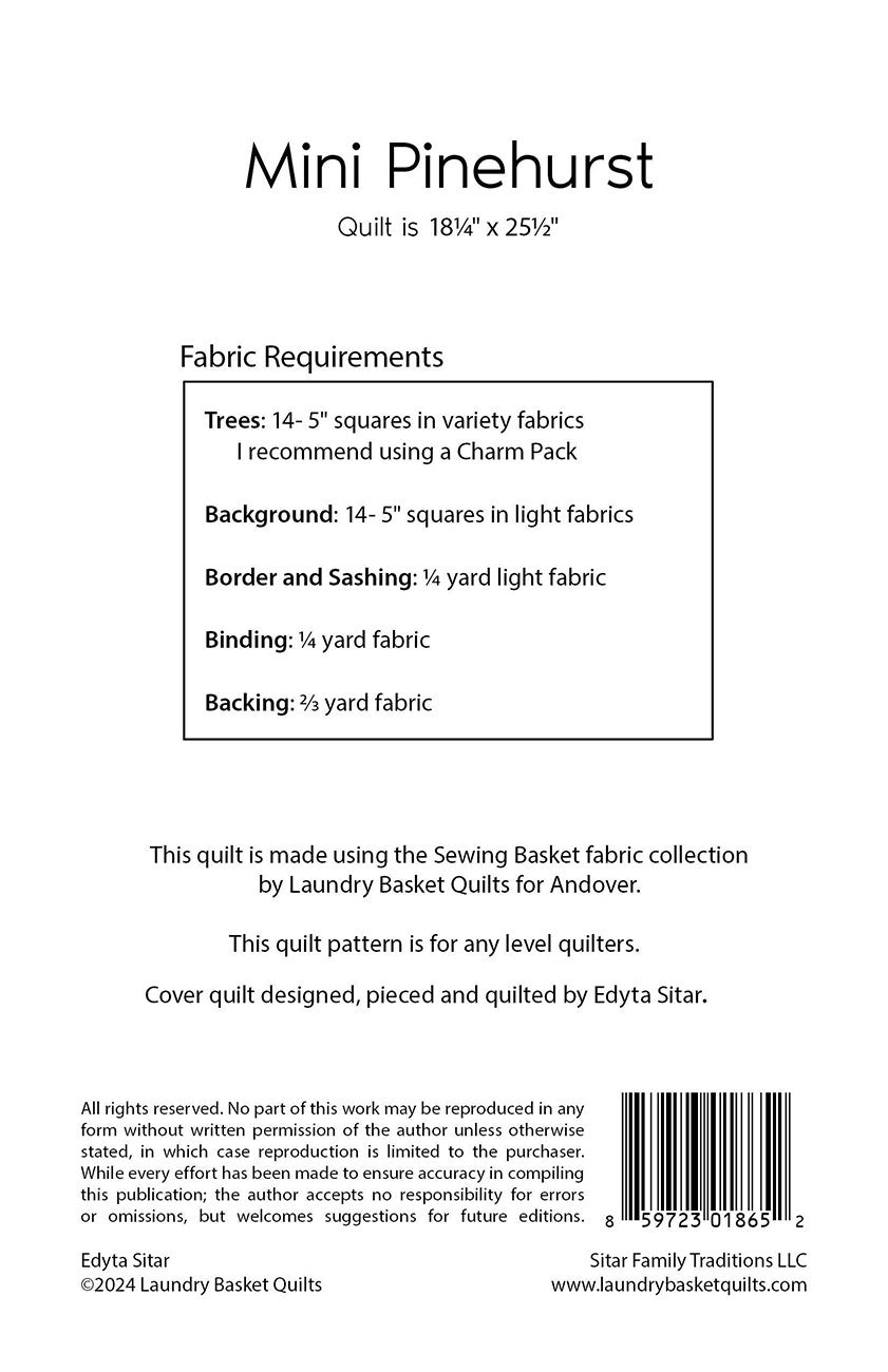 Mini Pinehurst # LBQ-1865-P - Special Order