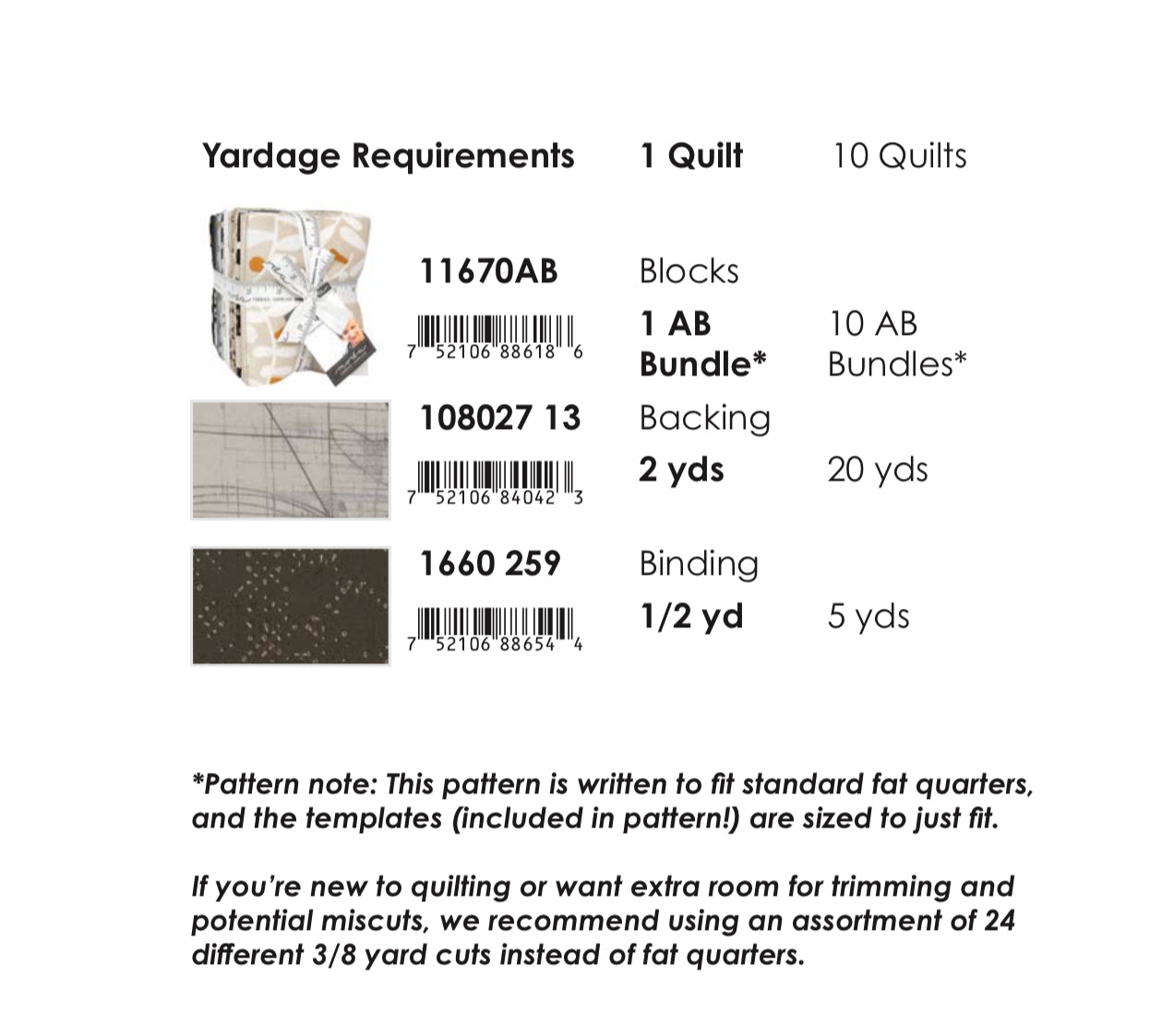 Mira by Zen Chic : Scandi Hours Quilt Kit