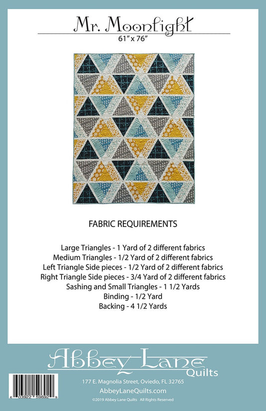 Mr Moonlight Quilt Pattern by Abbey Lane Quilts
