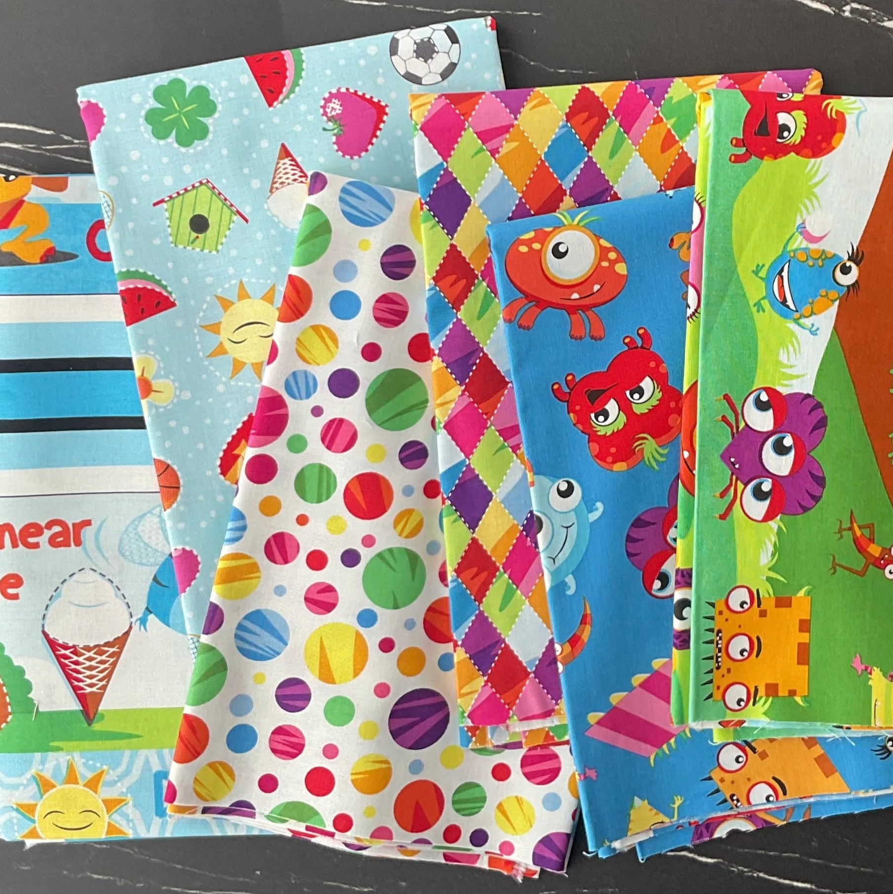 My Very Silly Monster Shapes by Tim Read - Fabric Bundles with