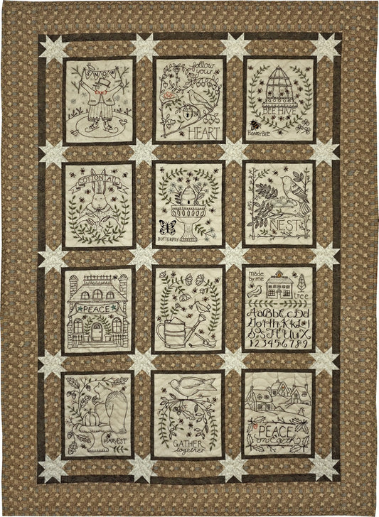 Nest Embroidery Pattern by Kathy Schmitz - June