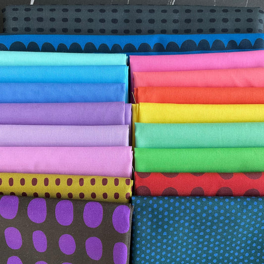 Night Rainbow by Deborah Fisher : Rainbow Spash Quilt Kit