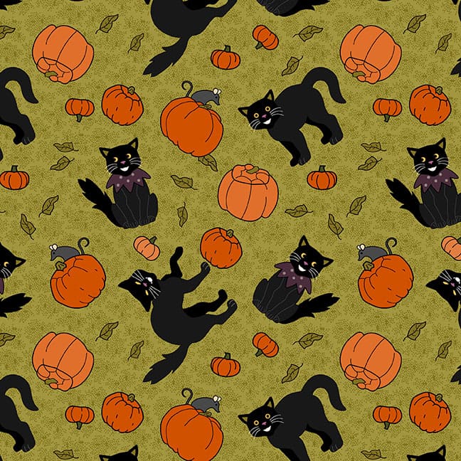 No Tricks, Just Treats by Hannah West - Fabric Bundles