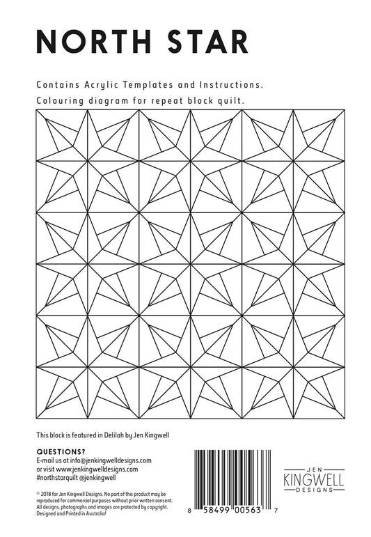 North Star Tempter by Jen Kingwell Designs - Special Order