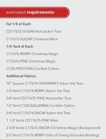 Nutcracker Tradition by Jennifer Long : Be A Ballerina Quilt Kit