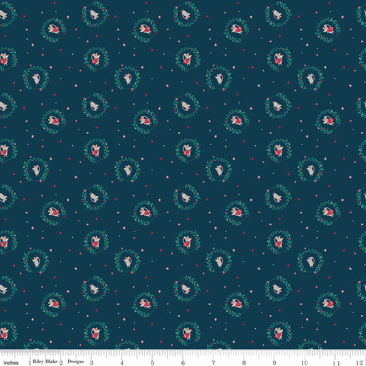 Nutcracker Tradition by Jennifer Long : Christmas Mice Midnight C17673-MIDNIGHT