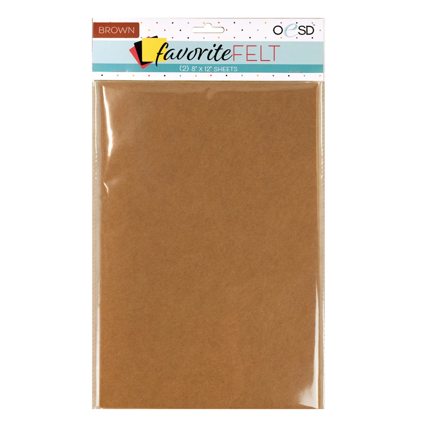 OESD Favorite Felt Brown 2pk # FELTBROWN - Special Order