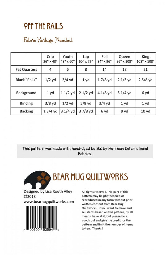 Off The Rails # BHQ-156 - Special Order