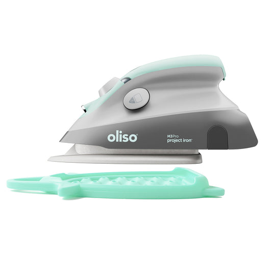 Oliso Mini Iron With Trivet Aqua # M3PRO-AQUA - Special Order