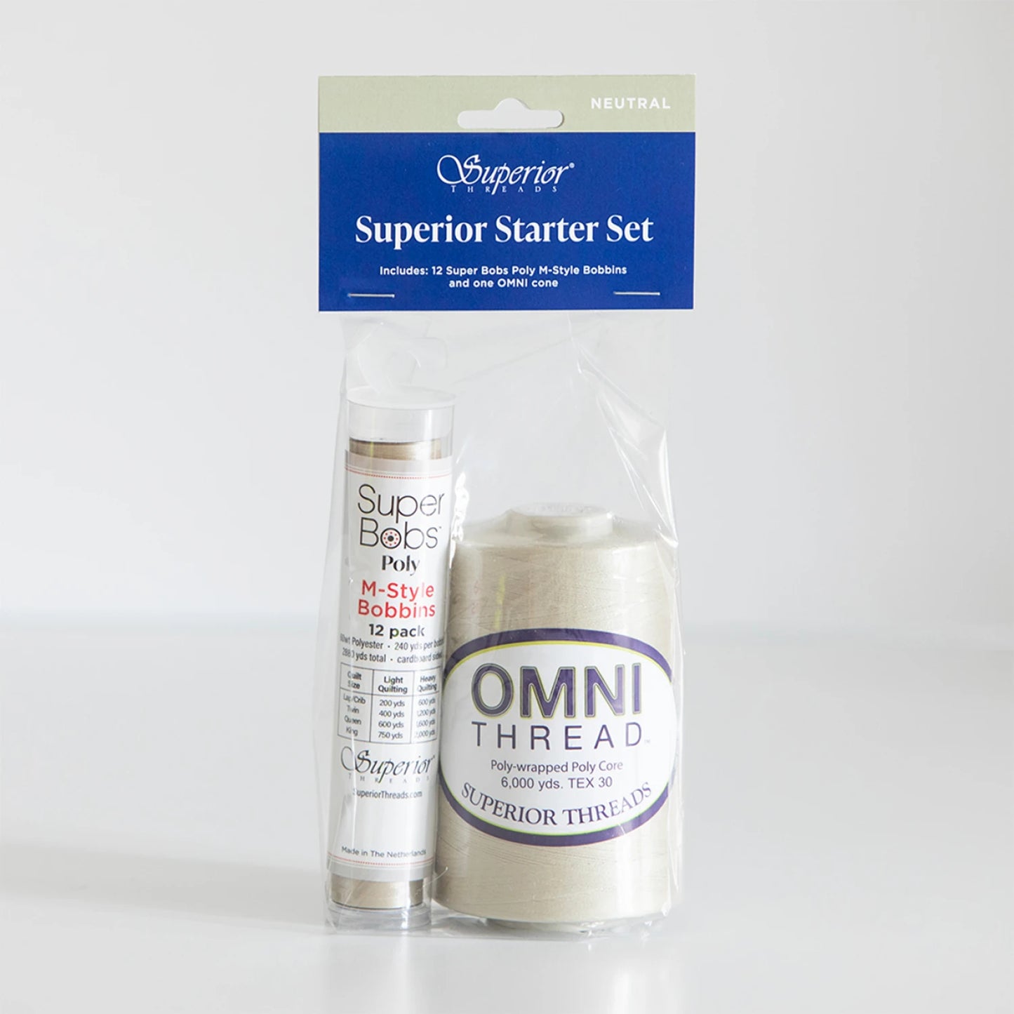 Omni and M-Style Super Bob Starter Set Neutral # 134-SET-NRL - Special Order
