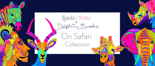 On Safari Appliqué Panel by Delphine Brooks - Zebra DB30