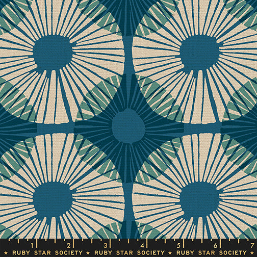 Reimagined Landscapes by Jen Hewett : Superbloom CANVAS Teal RS6056 19L