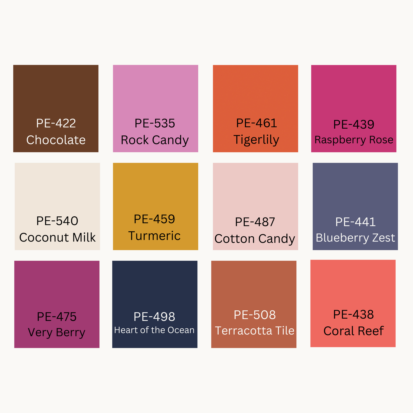 Cinnamon Toast by Dana Willard : Coordinating Pure Solids Fabric Bundles