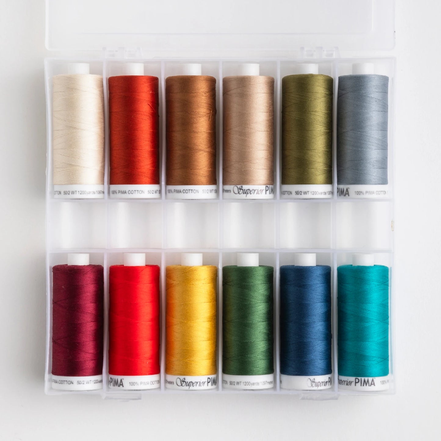 PIMA Autumn Holiday Thread Set 12 Spools # 201-SET-AHOLIDAY - Special Order