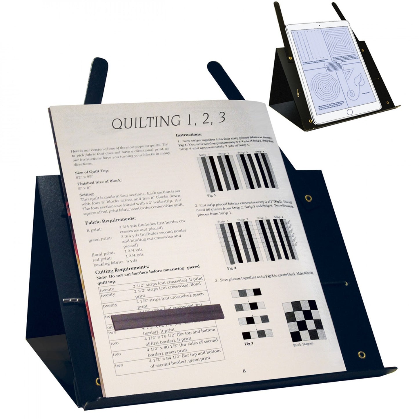 PROP-IT Portable Quilters Pattern Holder # PI-1421