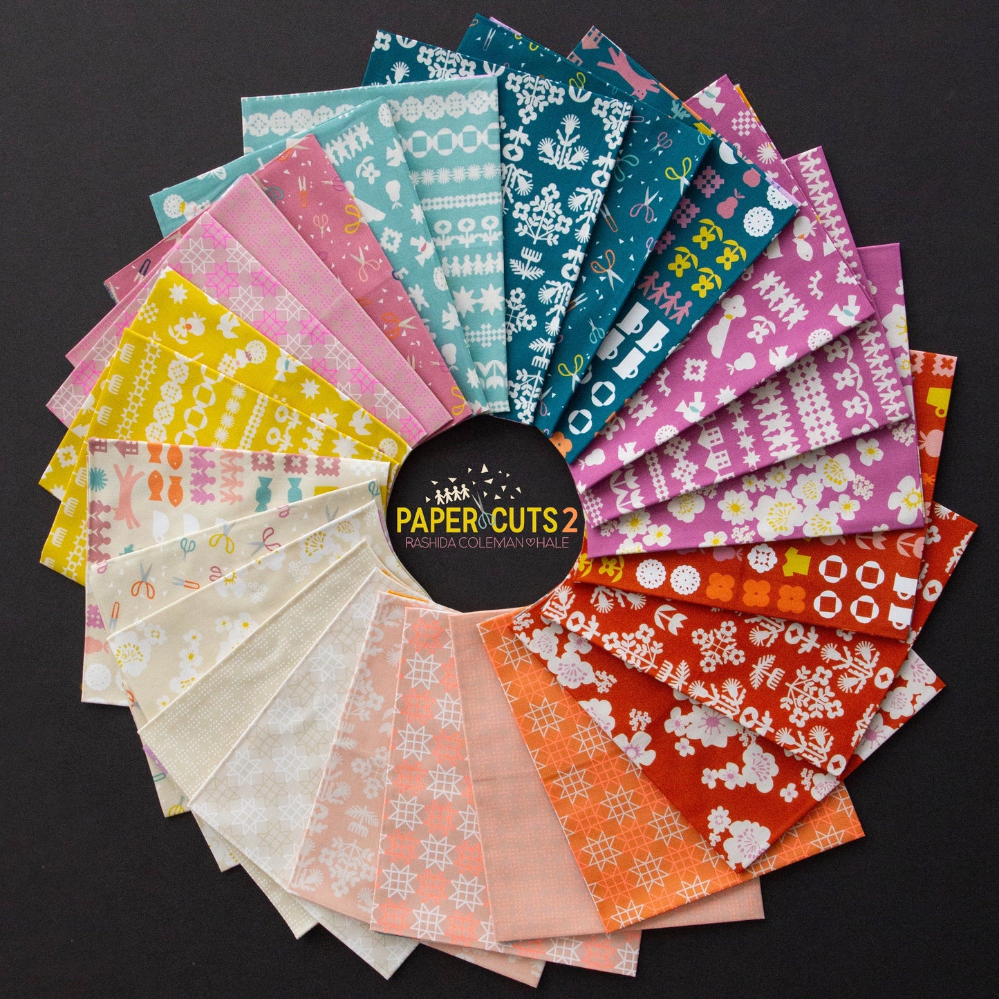 Paper Cuts 2 by Rashida Coleman-Hale : Fat Quarter Bundles - Full Collection