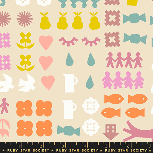 Paper Cuts 2 by Rashida Coleman-Hale : Together Parchment RS1107 11