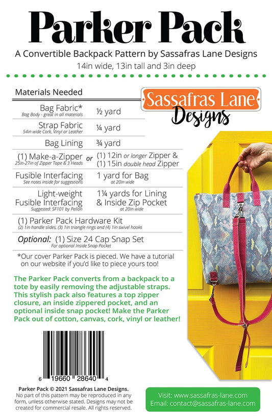 Parker Pack # SASSLN0079 - Special Order