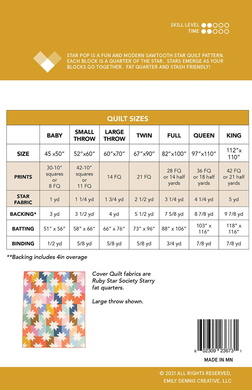 Patchwork Flying Geese Quilt Pattern by Quilty Love