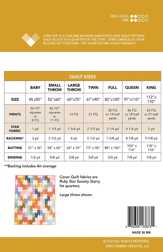 Patchwork Flying Geese Quilt Pattern by Quilty Love