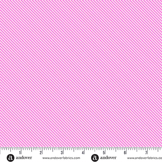 Patchwork and Petals by KP Creates : Sweet Stripe Peony A-10619-LE