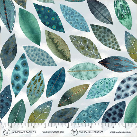 Pebble & Posy by Essoldo Design : Forest Fall Jade 108" 55796DW-1DES