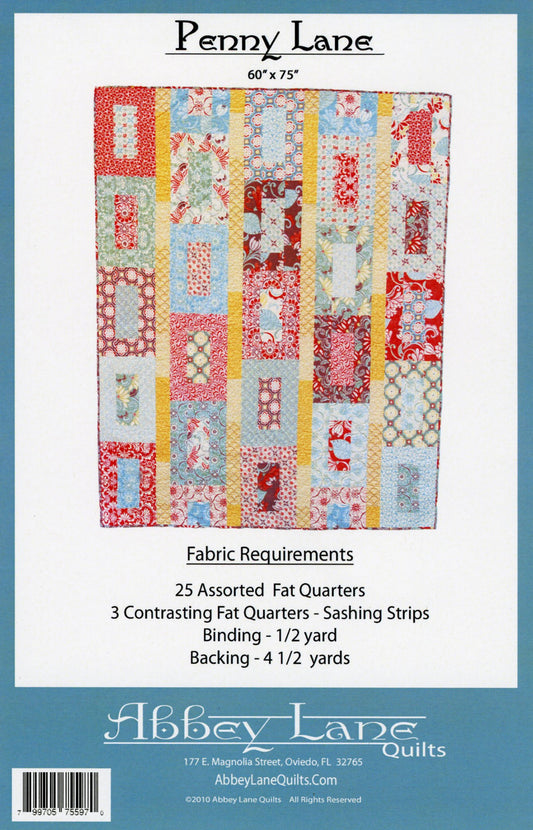 Penny Lane Quilt Pattern by Abbey Lane Quilts