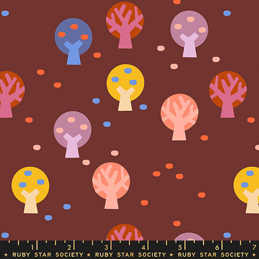 Persimmon by Rashida Coleman-Hale : The Grove Cranberry RS1123 15