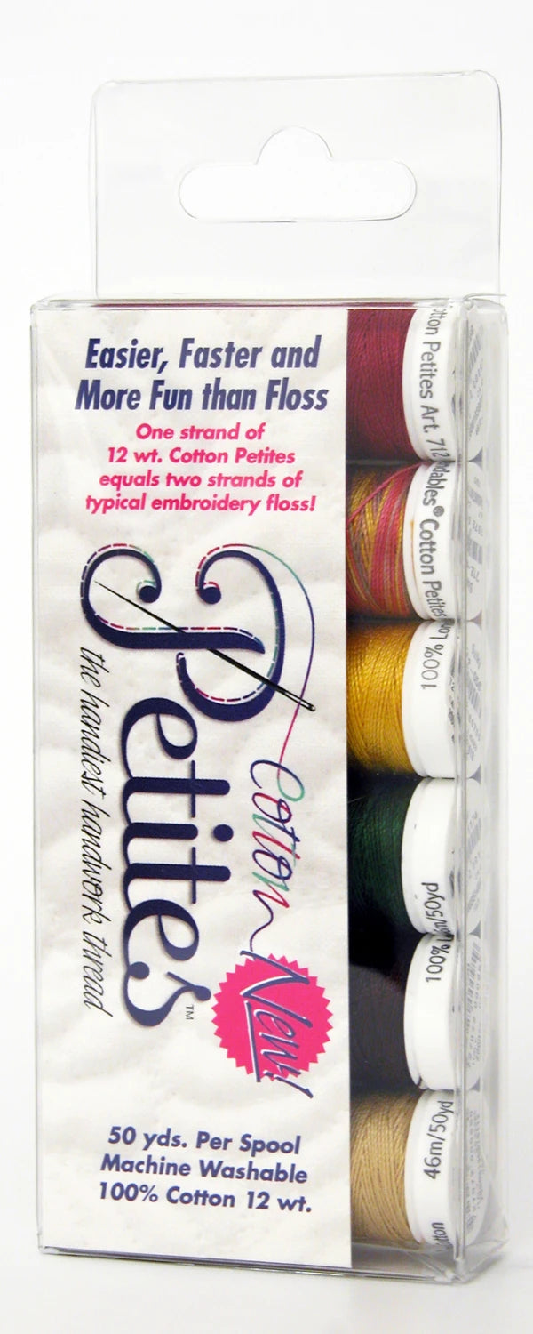 Petites 12wt Cotton Thread 6 Pack Autumn # 712-09 - Special Order