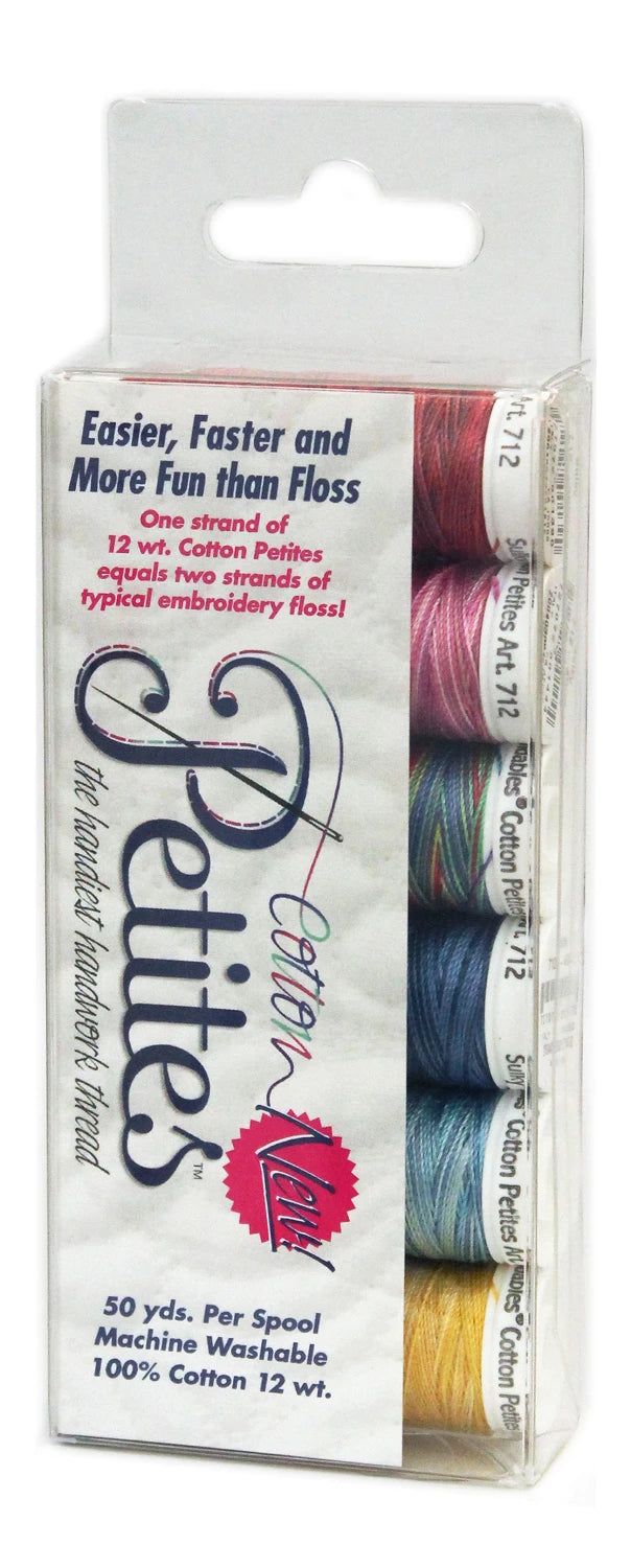 Petites 12wt Cotton Thread 6 Pack Most Popular Blendables # 712-07 - Special Order