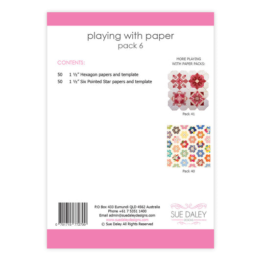 Playing With Paper Starter Pack 6 by Sue Daley