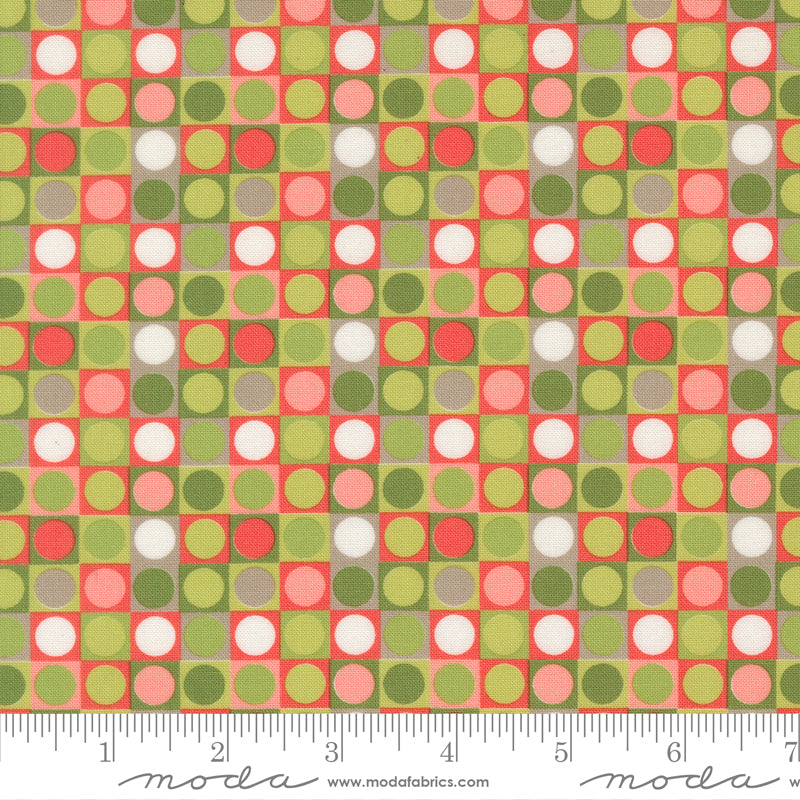 Poinsettia & Pear by Sherri & Chelsi : Dots Evergreen 37714 14
