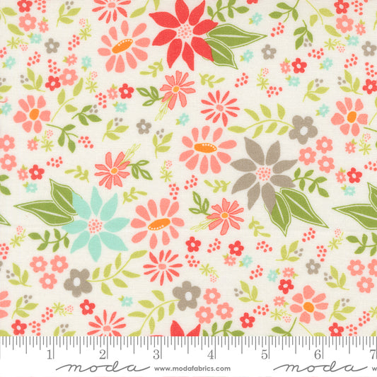 Poinsettia & Pear by Sherri & Chelsi : Poinsettia Florals Cloud 37710 11